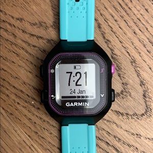 Garmin Forerunner 25 and charger. replacement band